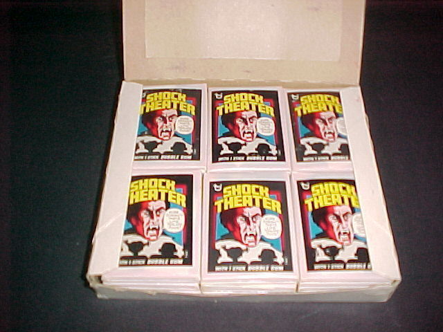 1975 TOPPS SHOCK THEATER(TEST) WAX BOX GEM MINT (ULTRA RARE) ONLY 2 BOXES KNOWN 1975 TOPPS SHOCK THEATER(TEST) WAX BOX GEM MINT (ULTRA RARE) ONLY 2 BOXES KNOWN
