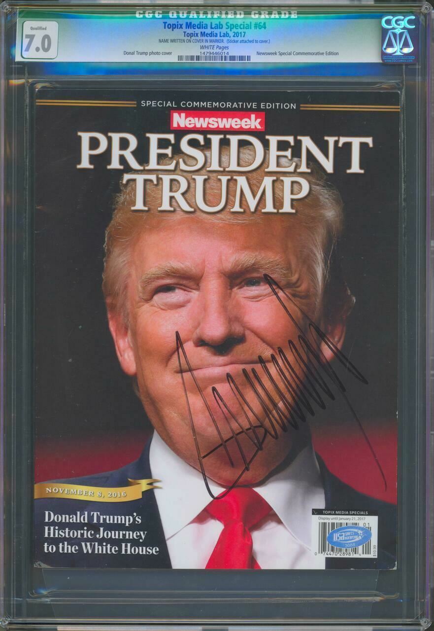 Newsweek President Trump Magazine - Signed and Certified Original