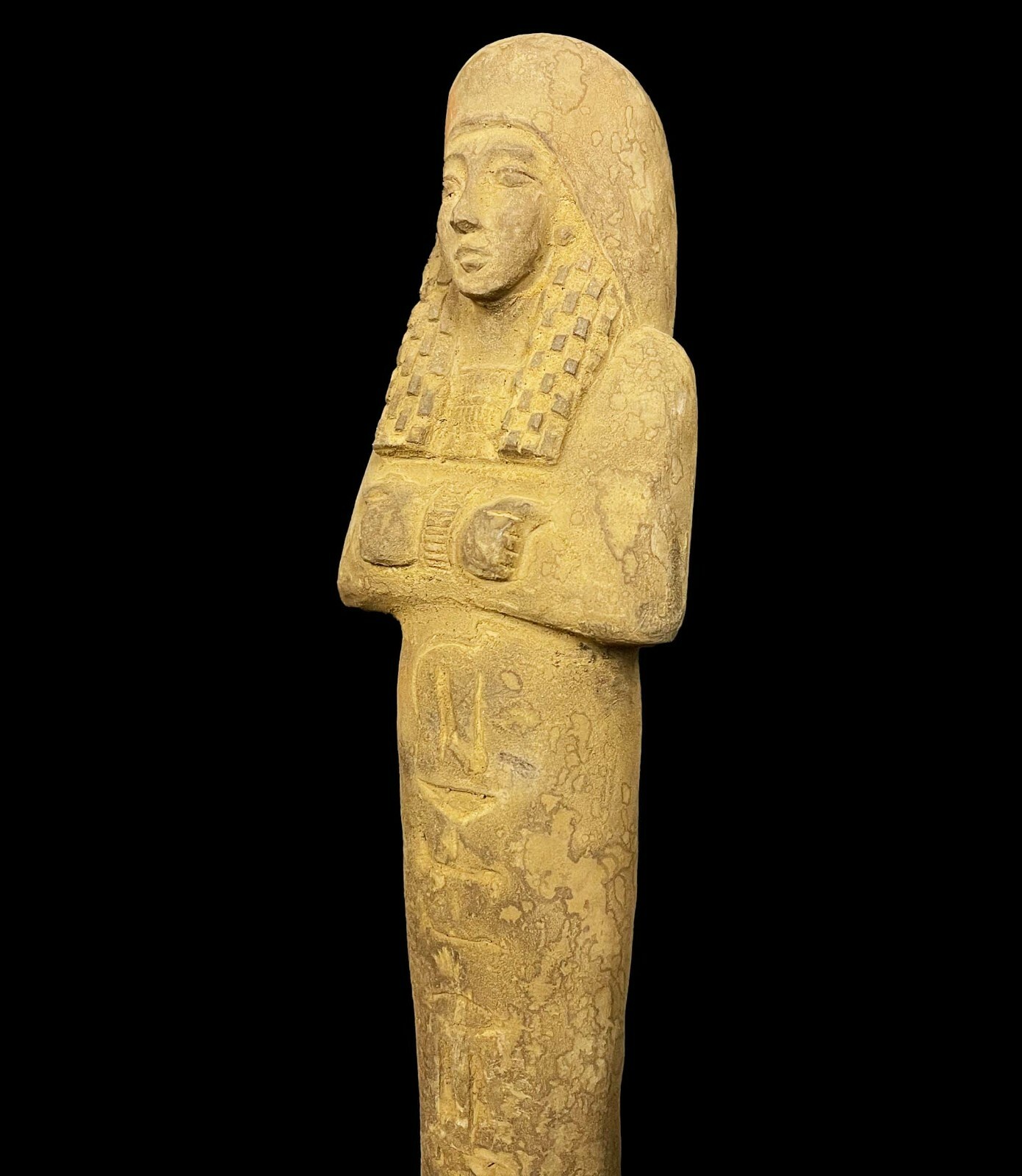 Unique ushabti of the Egyptian pharaoh -Handmade Of Natural stone