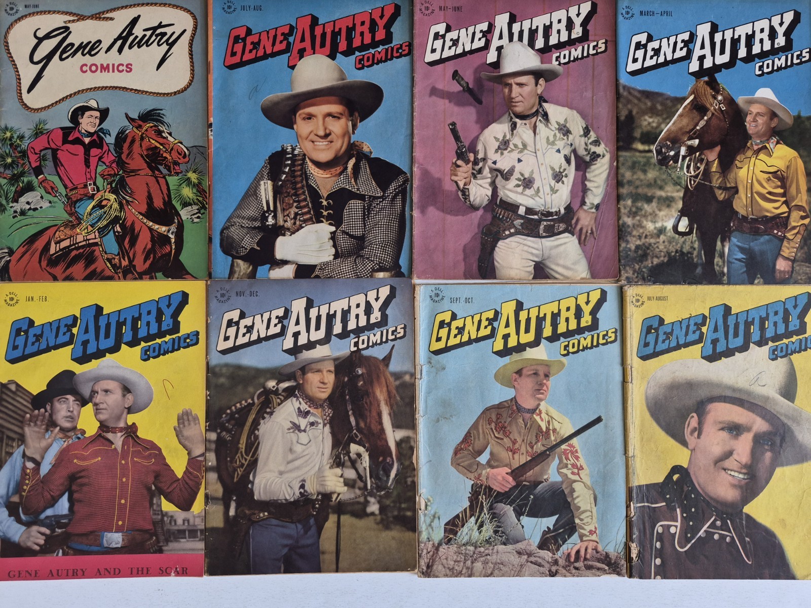 Gene Autry Comics Lot (111) #1-111* FN+ G 1st Series Dell 1948 Golden Age Gene Autry Comics Lot (111) #1-111* FN+ G 1st Series Dell 1948 Golden Age