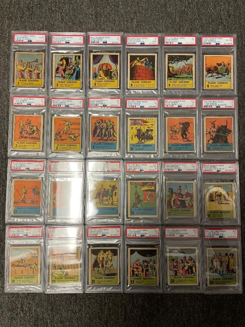 1930s R23 BLB Big Little Book Card Collection 199/224 90% set SUPER RARE PSA