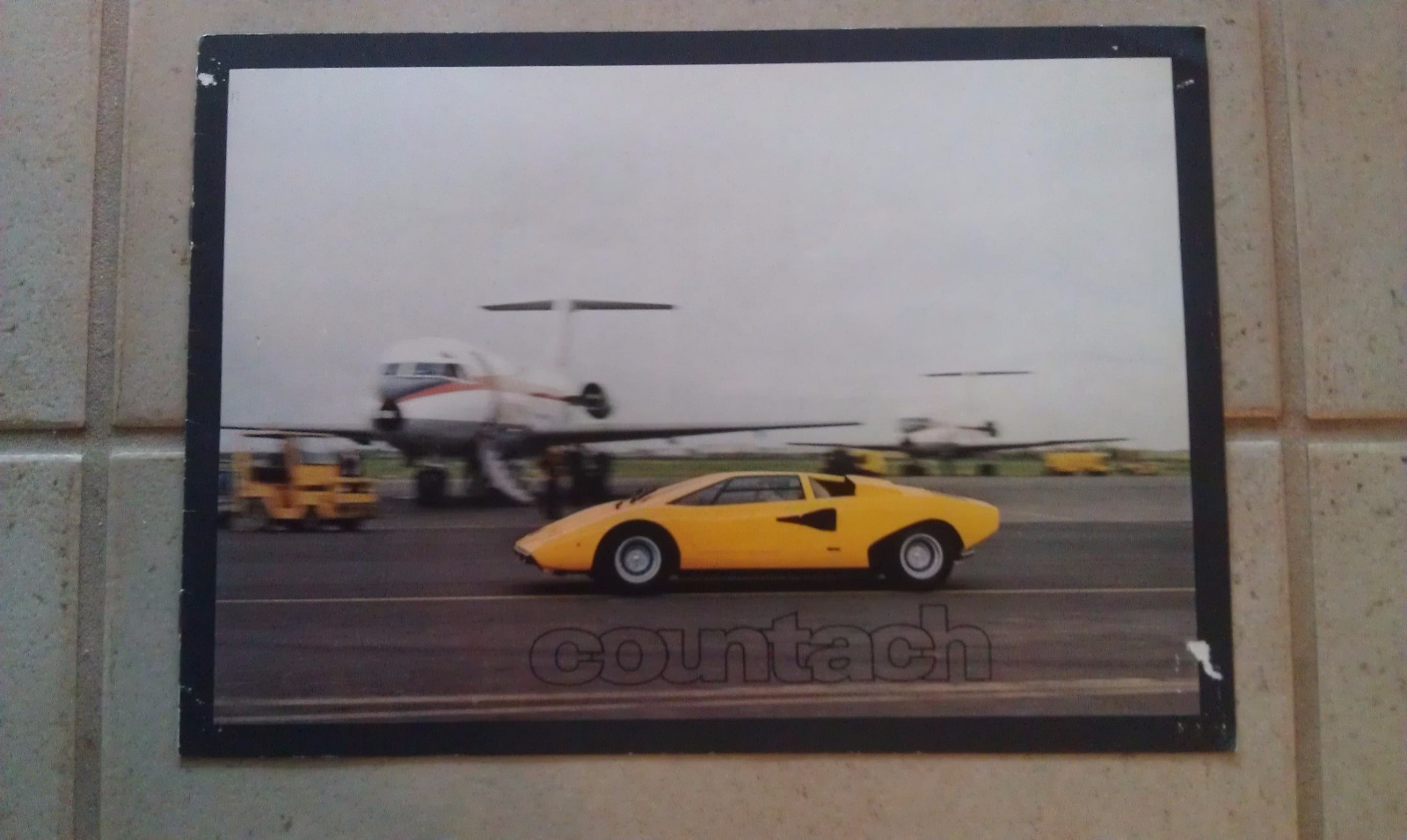 1976 Lamborghini Countach Original Factory Brochure 1976 Lamborghini Countach Original Factory Brochure
