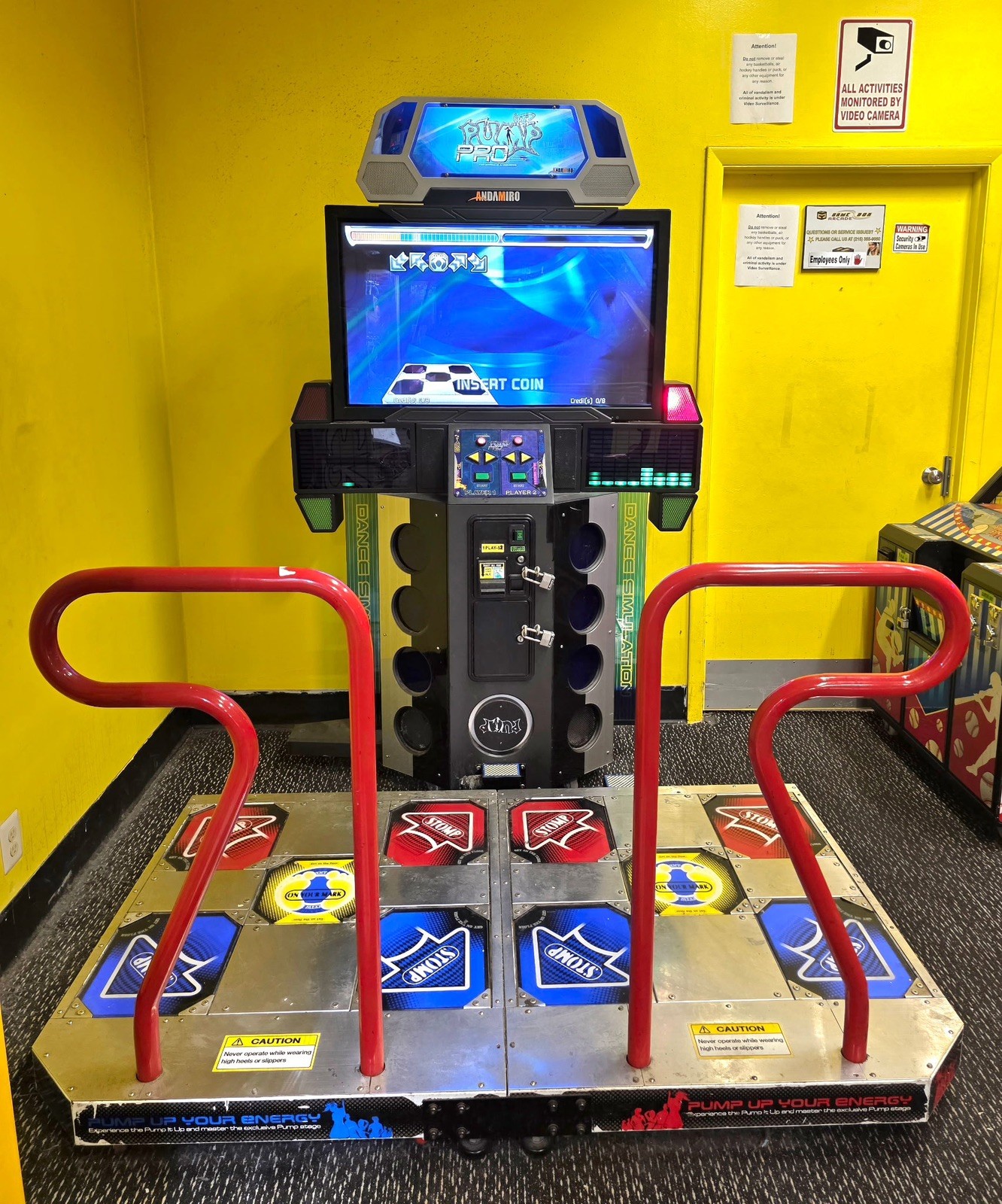 WOW Andamiro Pump It Up Absolute Dancing Arcade Game Coin Op RARE