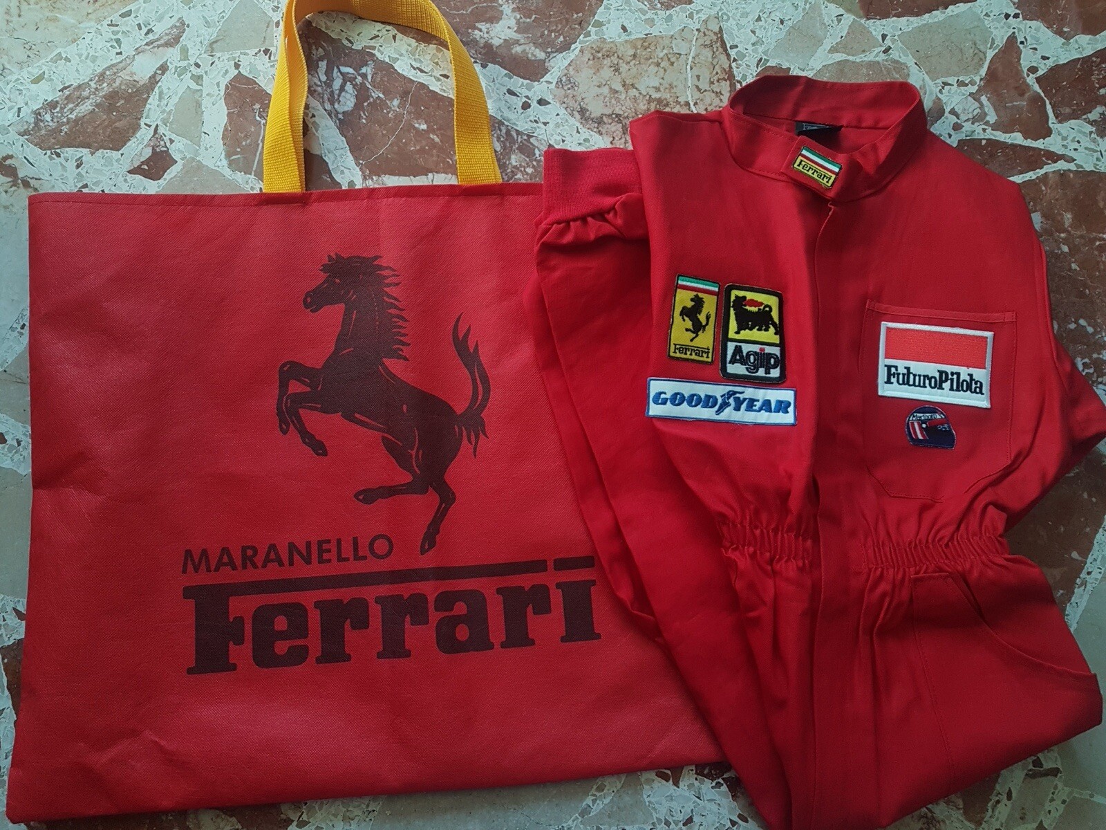 FERRARI BERGER PILOT SUIT F1 MARANELLO FORMULA ONE TRACK SUIT DRIVER SUIT RARE