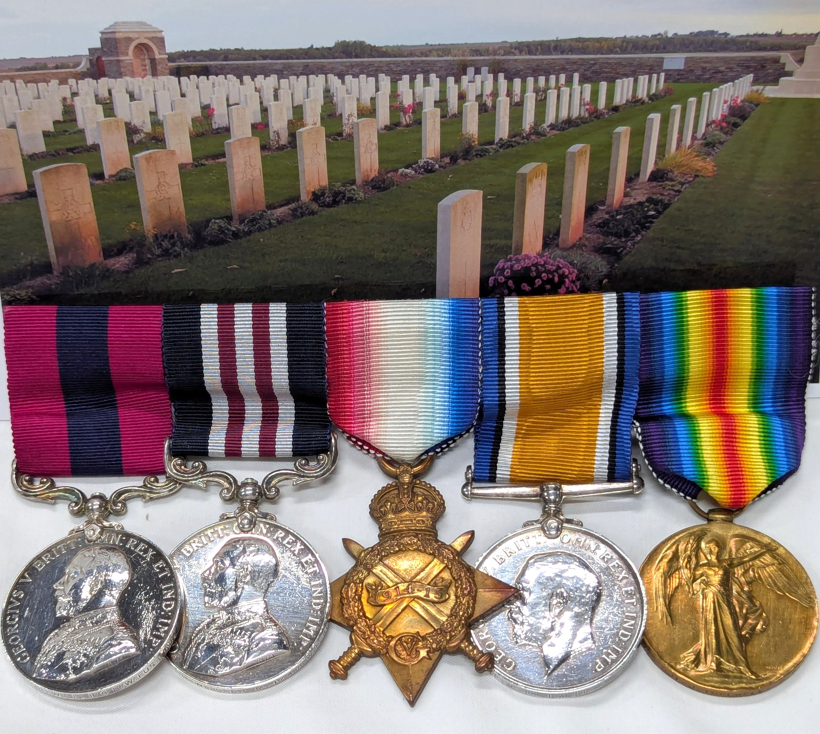 4/Welsh Fusiliers KIA WW1 Distinguished Conduct Medal & Military Medals Thelwell 4/Welsh Fusiliers KIA WW1 Distinguished Conduct Medal & Military Medals Thelwell