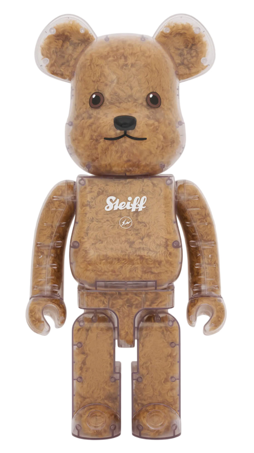 Steiff x MEDICOM TOY Japan Limited BE@RBRICK Total Length 27.5 in With Box Steiff x MEDICOM TOY Japan Limited BE@RBRICK Total Length 27.5 in With Box