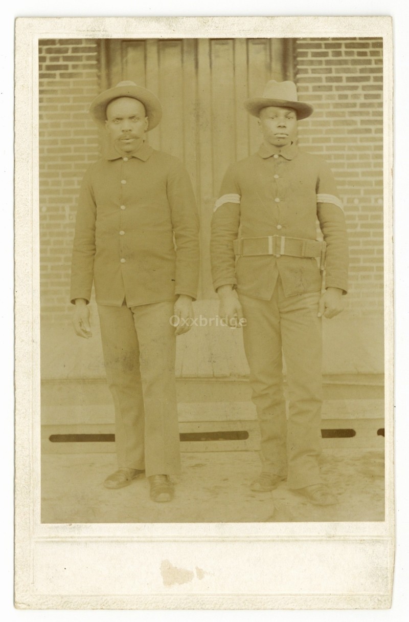 Rough Rider Buffalo Soldier 1898 Spanish War Cabinet Card African American
