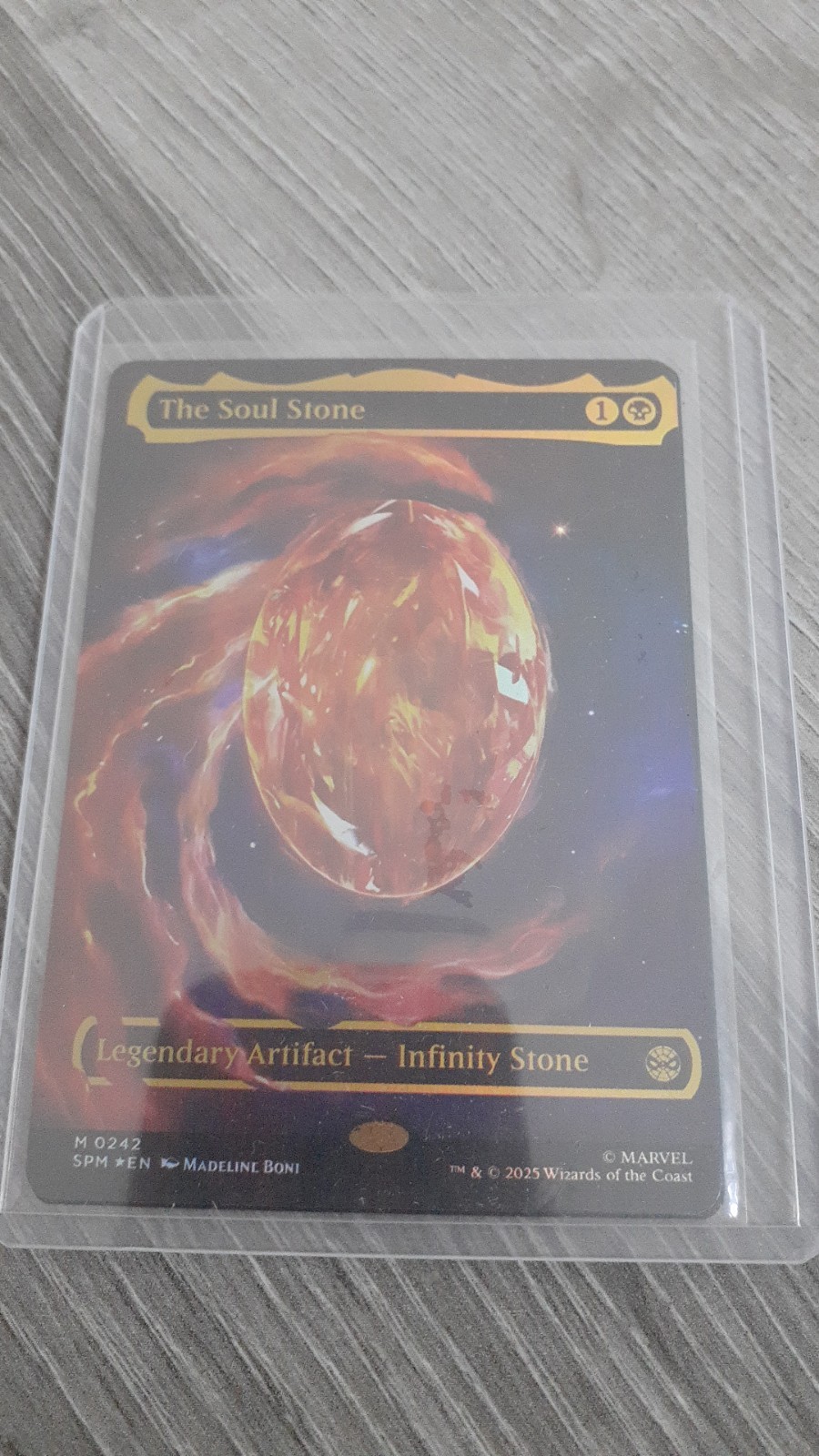 Soul Stone Full Art Foil Mint Condition. Soul Stone Full Art Foil Mint Condition.