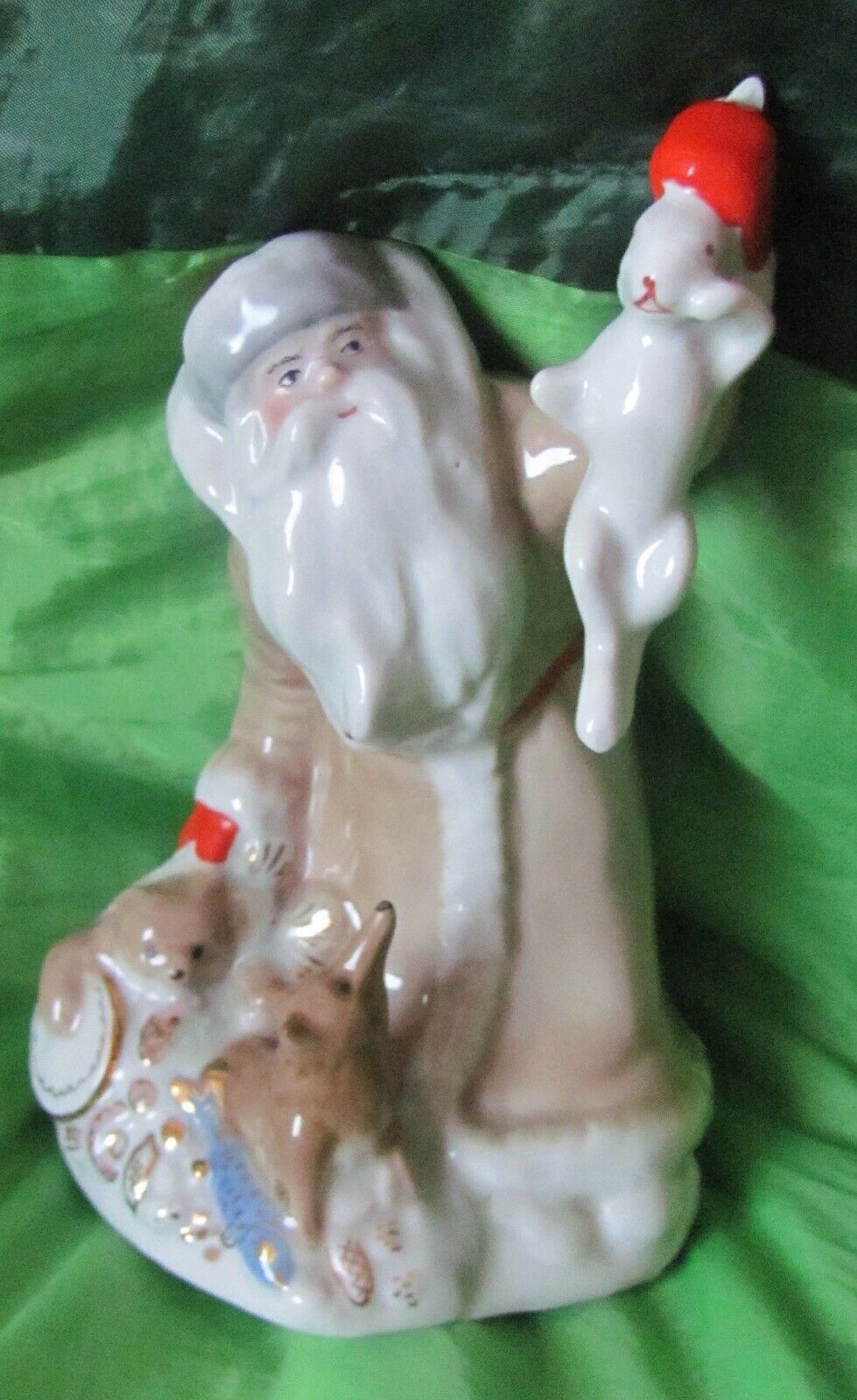 Santa Claus Gorodnitsa Factory 100% Original Figurine Porcelain V-S Luxury Gift