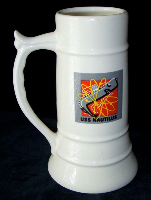 1970s USS Nautilus SS-571 Beer Mug of Ship's Medic Eugene 1970s USS Nautilus SS-571 Beer Mug of Ship's Medic Eugene