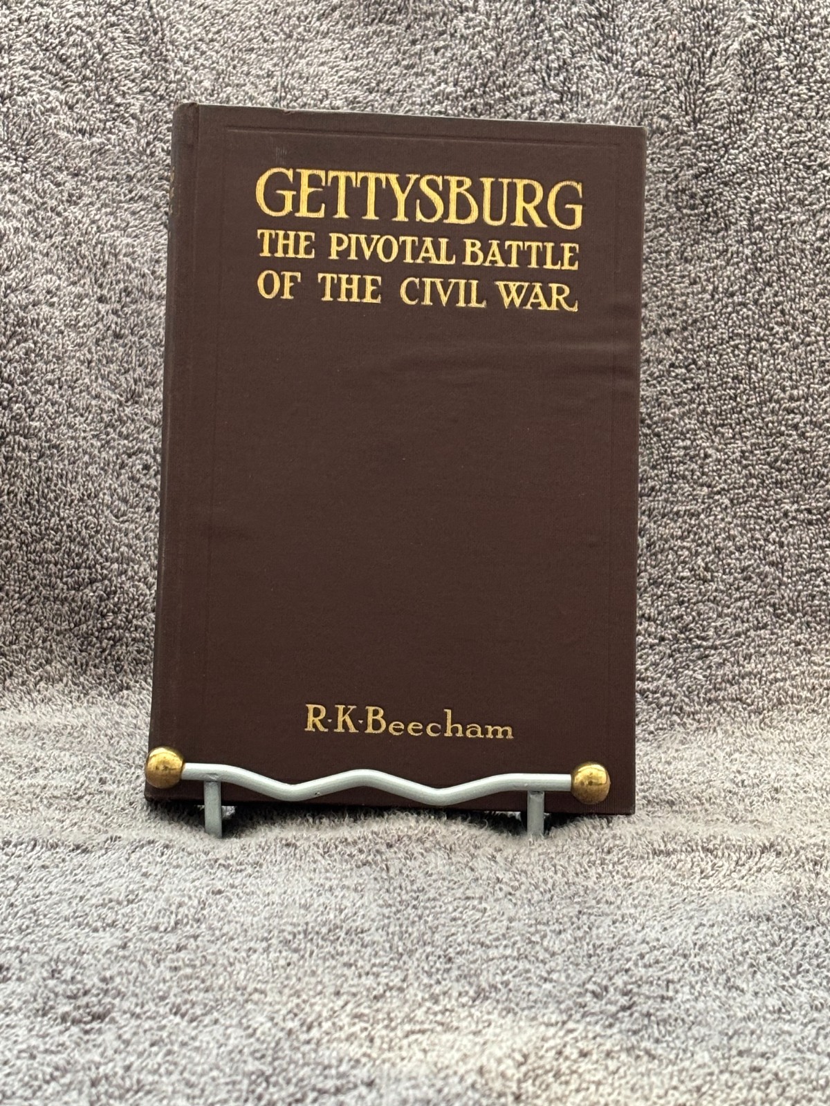GETTYSBURG, The Pivotal Battle of the Civil War-1911, 1st Ed w/Famous Connection