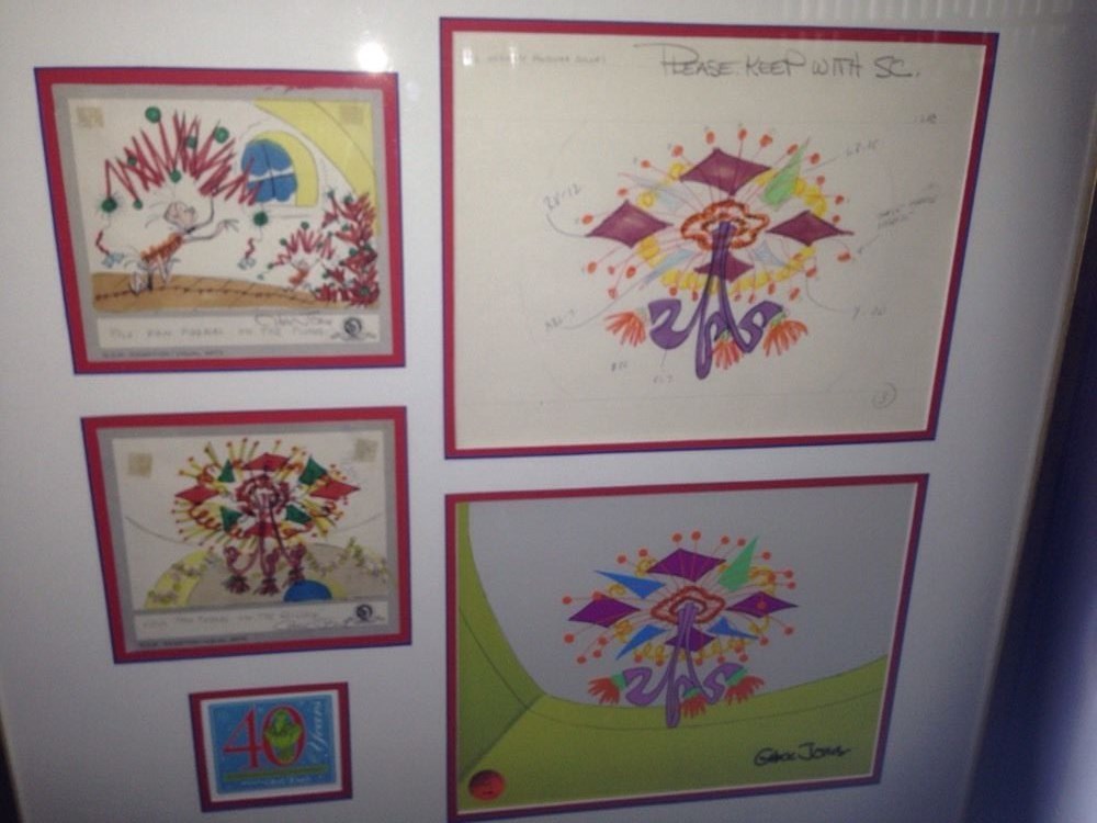 The Grinch 5 Pieces PRODUCTION Art by Chuck Jones The Animation process