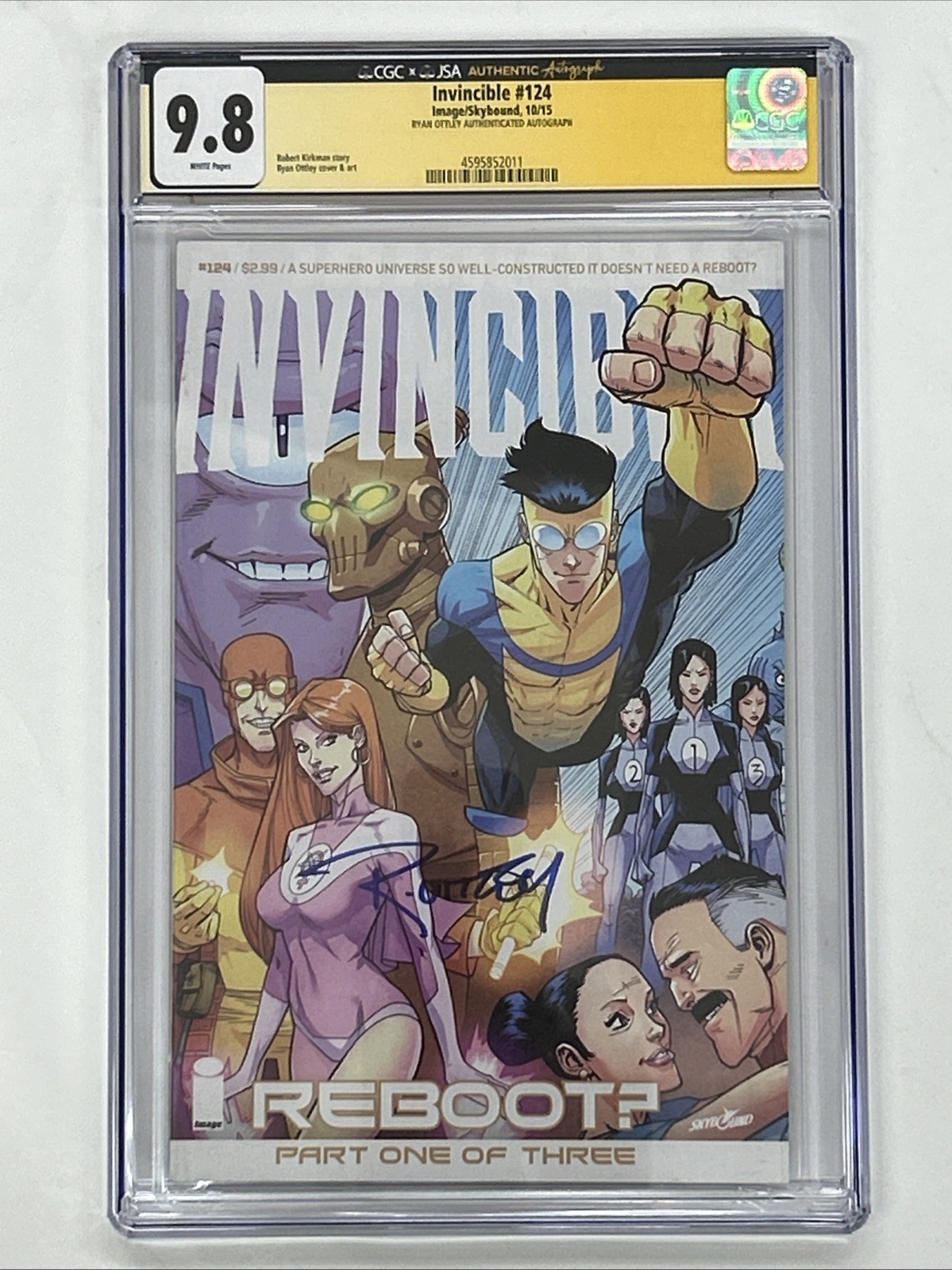 Invincible #124 - SS By Ryan Ottley - CGC 9.8 Invincible #124 - SS By Ryan Ottley - CGC 9.8