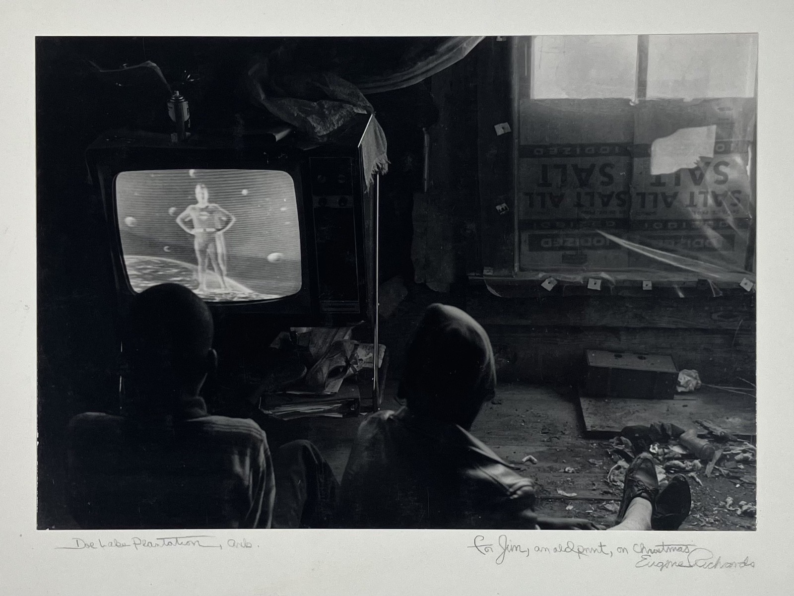 1971 EUGENE RICHARDS vintage SUPERMAN Doe Lake Plantation FEW COMFORTS mtd 1971 EUGENE RICHARDS vintage SUPERMAN Doe Lake Plantation FEW COMFORTS mtd