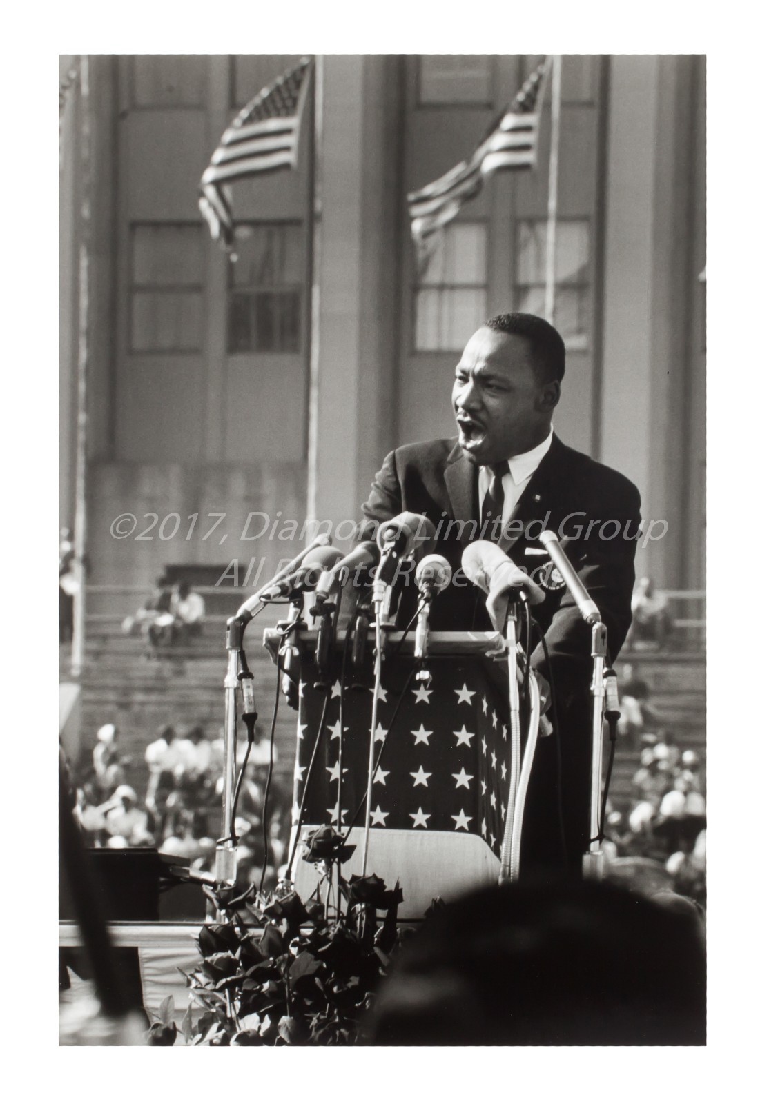 Martin Luther King Jr 1964 Solider Field Peace Rally Historic Original Photo Set Martin Luther King Jr 1964 Solider Field Peace Rally Historic Original Photo Set