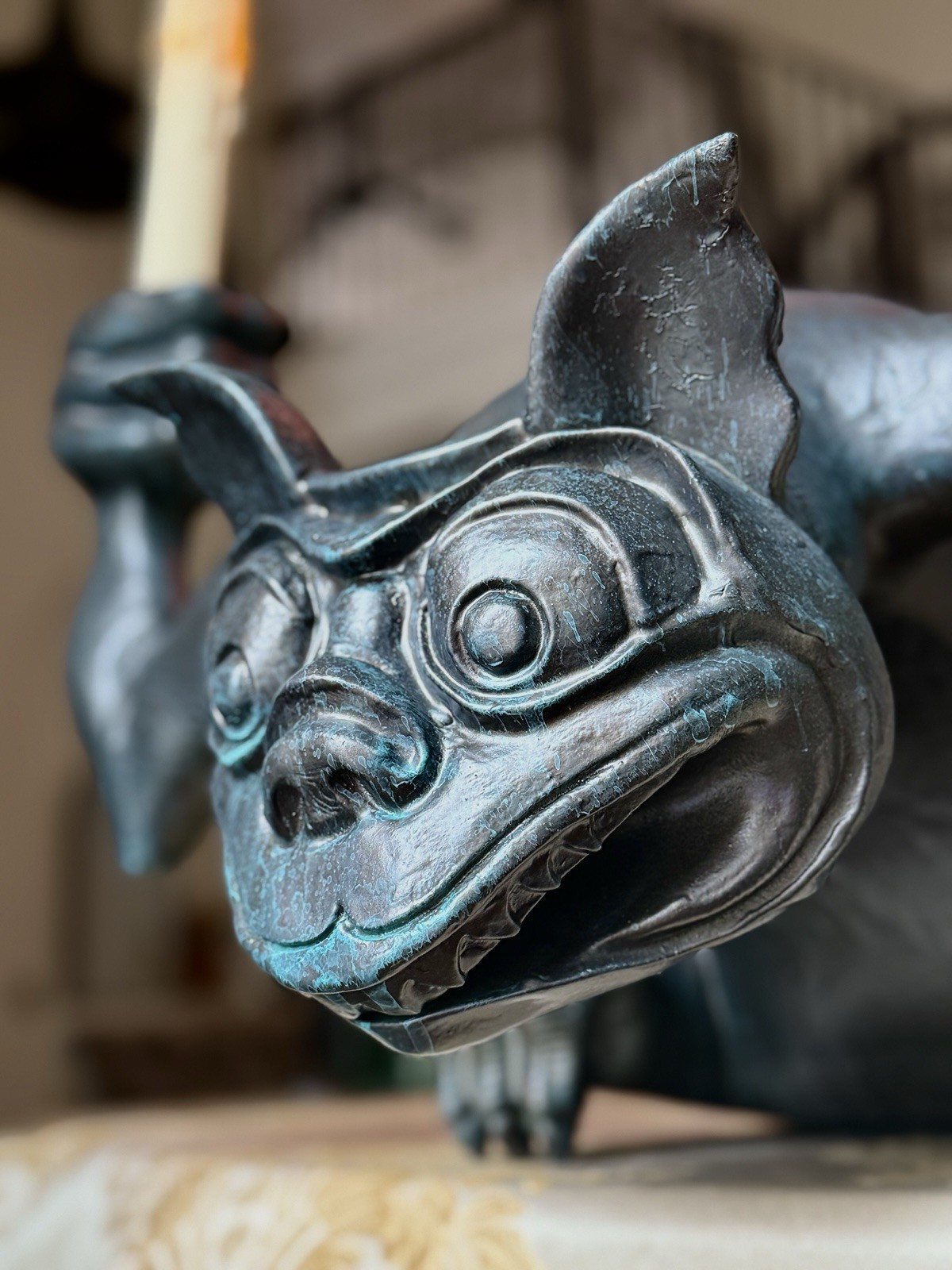 FULL SIZE 1:1 Haunted Mansion Gargoyle Prop Disneyland Ready To Ship Halloween