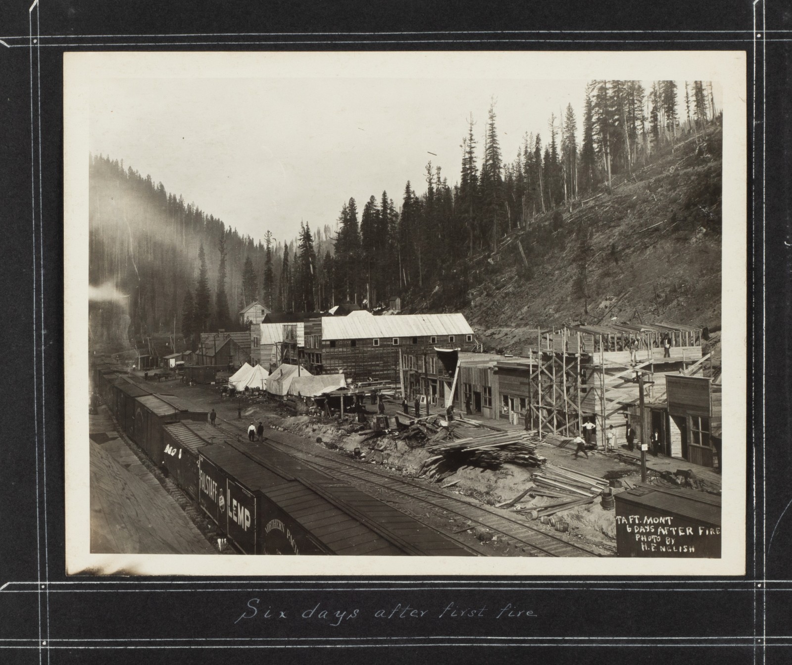 TAFT MONTANA Wickedest City In America Original 1900s Photo Album Mines Saloons TAFT MONTANA Wickedest City In America Original 1900s Photo Album Mines Saloons