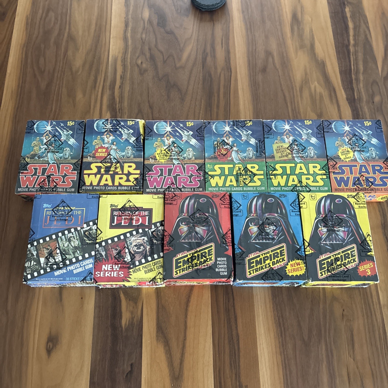 1977 Star Wars Original Trilogy All 10+ ERROR BOX #4 -  Wax Boxes BBCE Certified