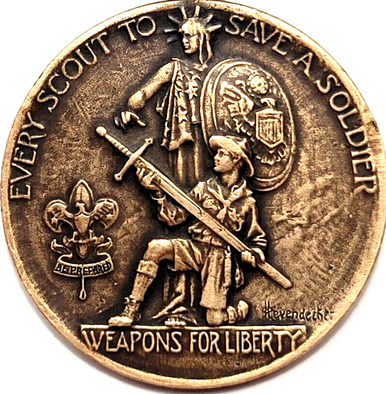 1917 Boy Scouts War Bond Distinguished Service Medal Colin Livingstone 1917 Boy Scouts War Bond Distinguished Service Medal Colin Livingstone