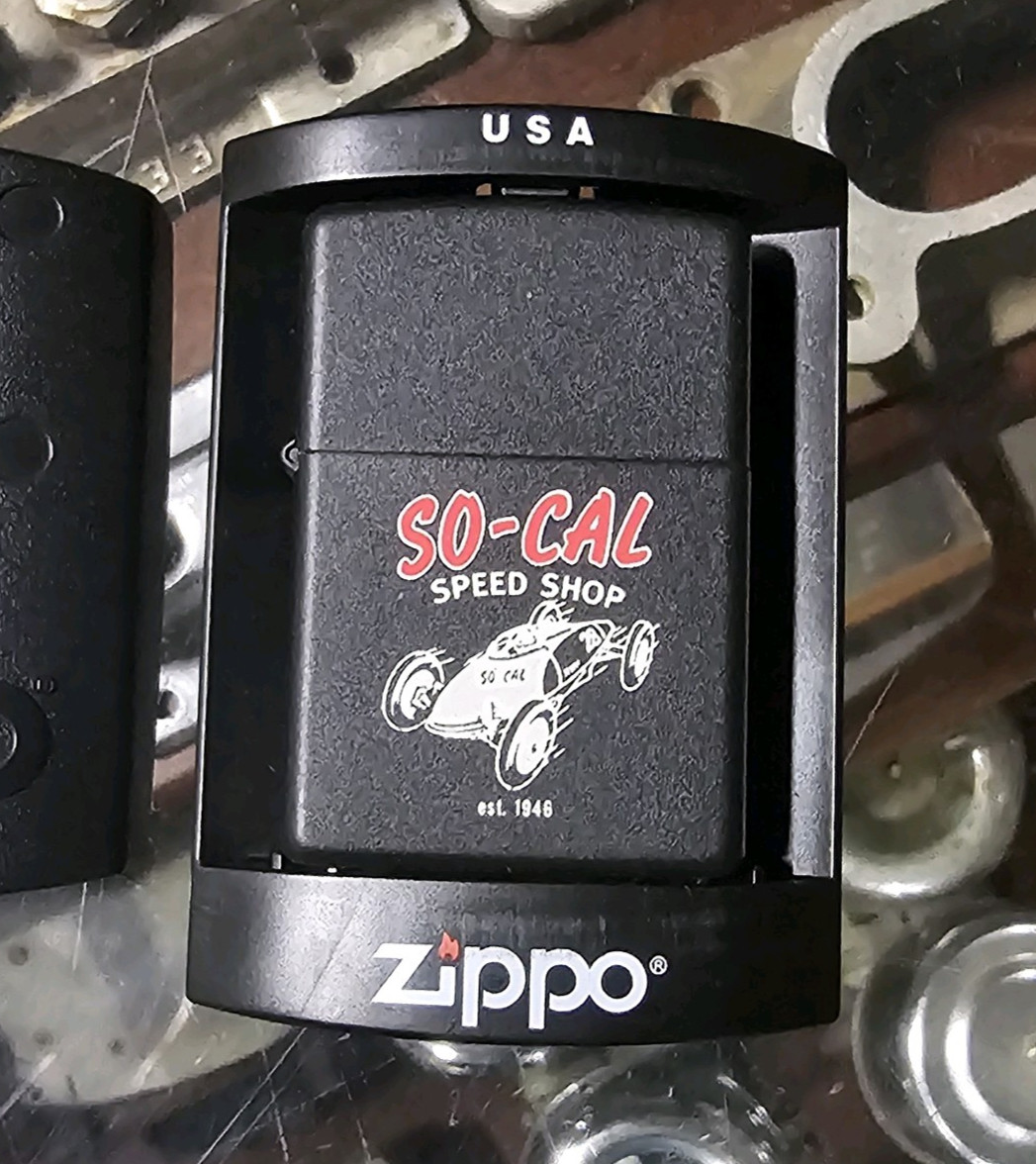 NOS 2004 So-Cal Speed Shop Vintage Series ZIPPO Lighter Unfired Hot Rod SCTA old