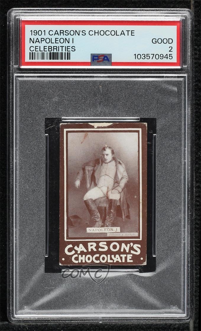 1901 Carson's Chocolate Napoleon Bonaparte Napleon I PSA 2 04le 1901 Carson's Chocolate Napoleon Bonaparte Napleon I PSA 2 04le