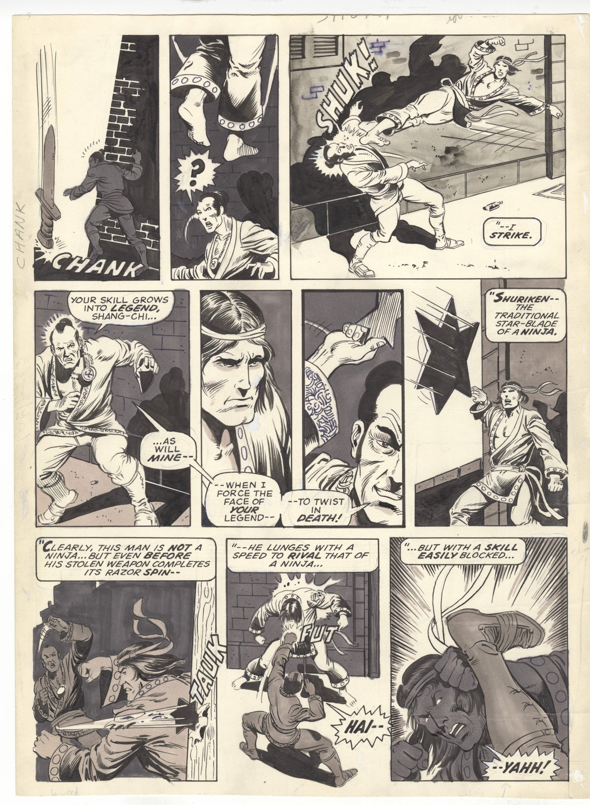 Deadly Hands of Kung Fu #4 pg 7 by Mike Vosburg Deadly Hands of Kung Fu #4 pg 7 by Mike Vosburg