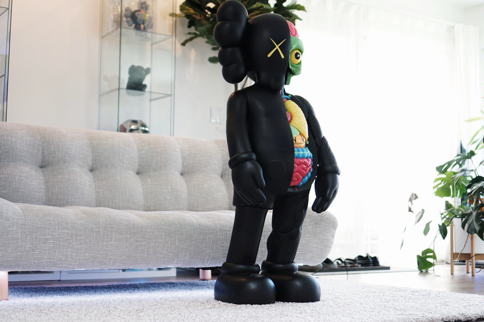 4Ft KAWS Companion Dissected Sculpture - AUTHENTIC