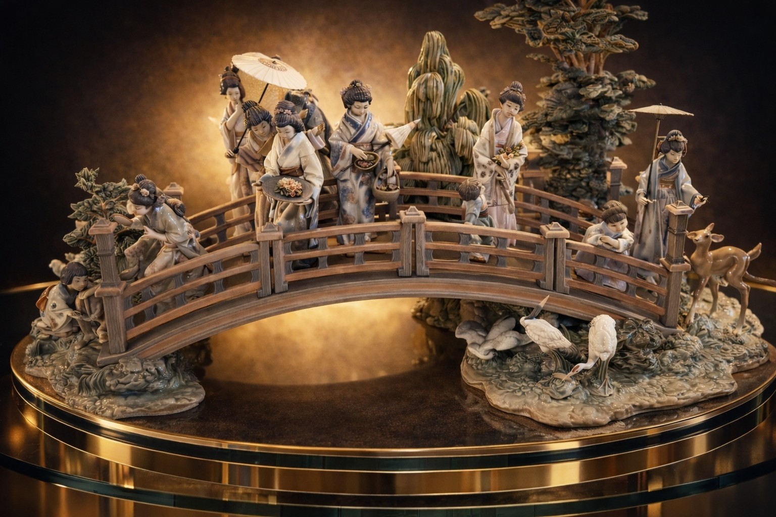NIB Lladro Retired Porcelain Figure ORIENTAL GARDEN 01001775 Limited Ed (750) NIB Lladro Retired Porcelain Figure ORIENTAL GARDEN 01001775 Limited Ed (750)