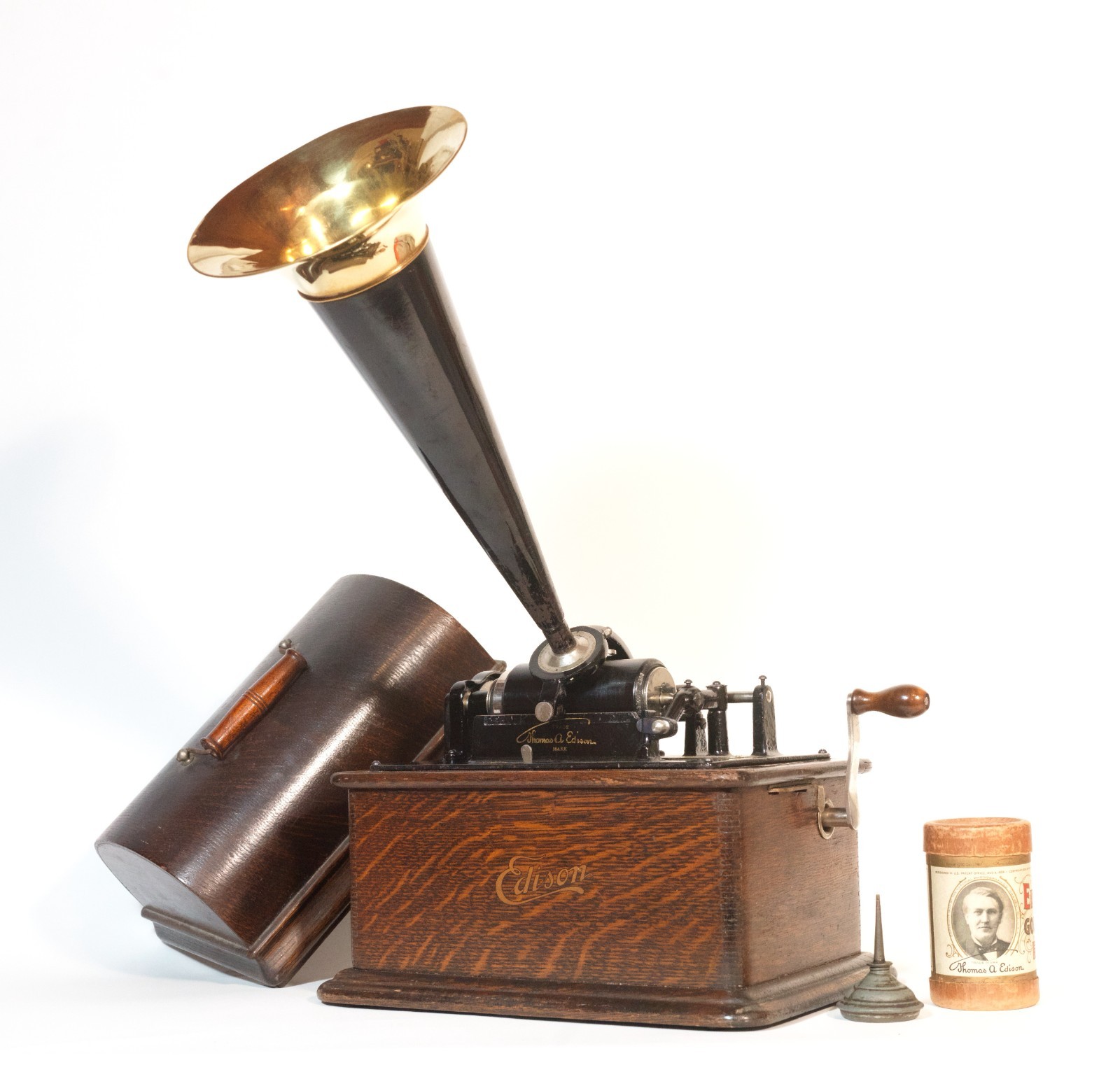 1907 Edison Standard Phonograph * No Replica Parts * Plays Great * See Video
