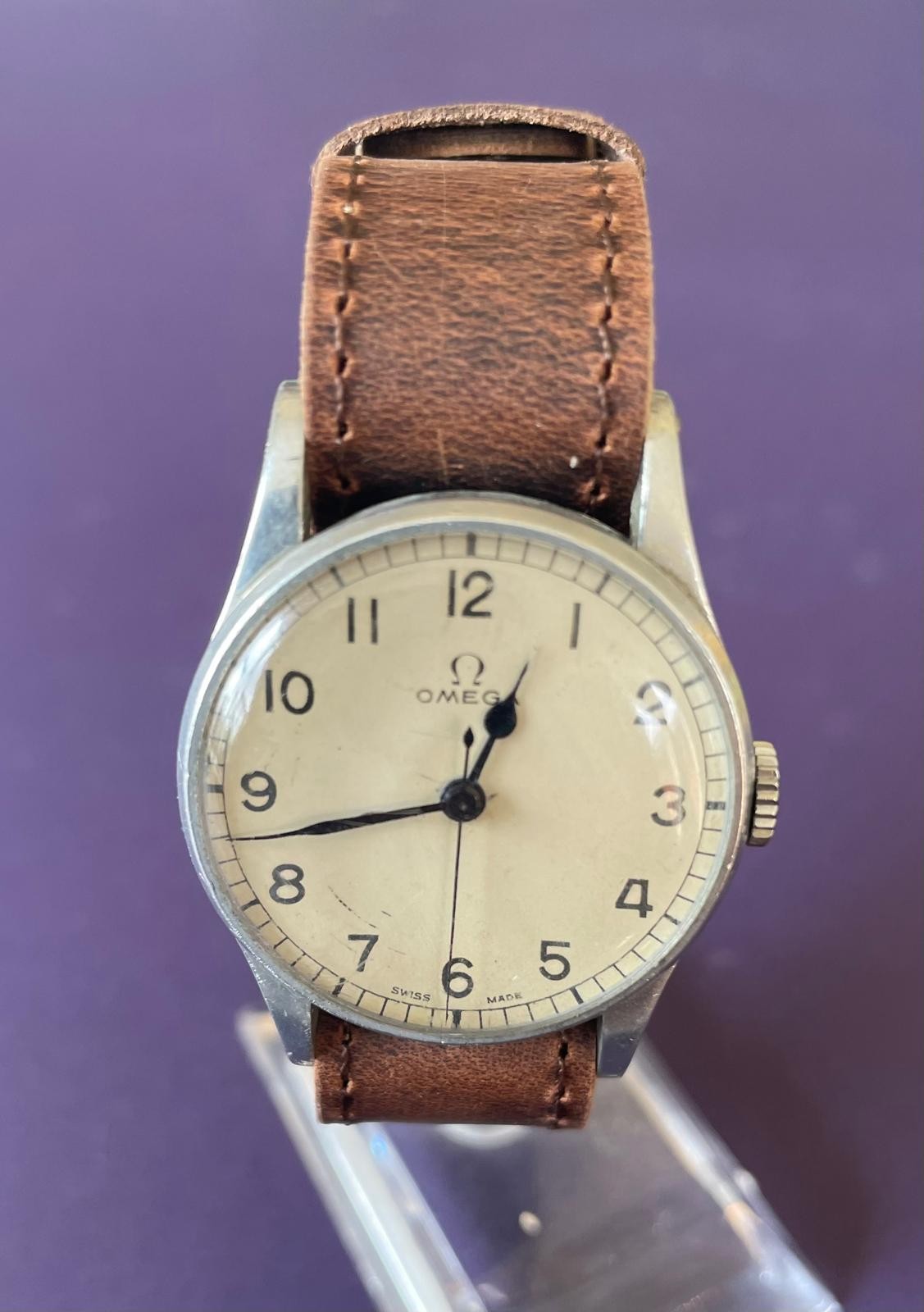 SUPERB OMEGA WW2 RAF PILOTS WATCH (6B/159). 1943 SUPERB OMEGA WW2 RAF PILOTS WATCH (6B/159). 1943