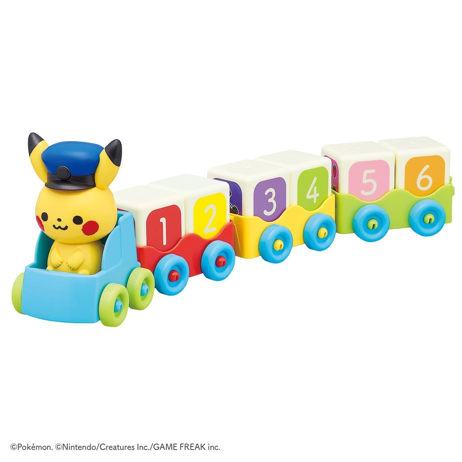 Toy Royal Monpoke Tsumiki Train Wooden Toy (Colorful / with color) From JAPAN
