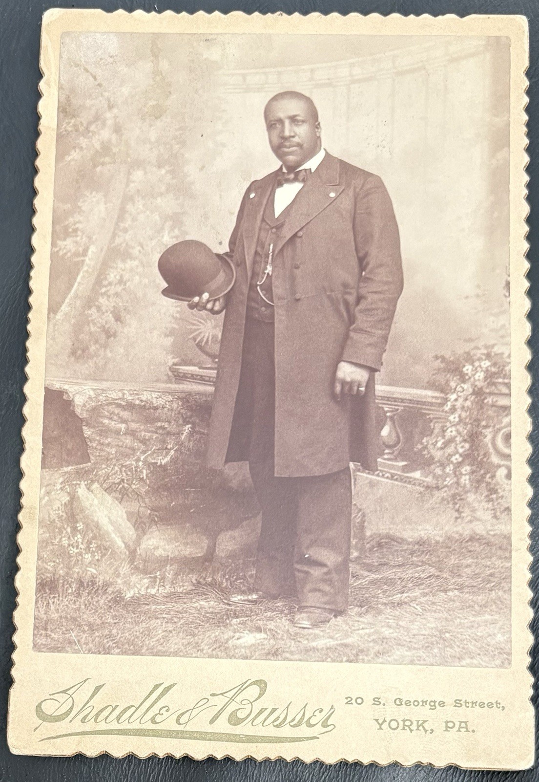 1880s GAR Black History Civil War 11th USCT Drummer Rev John Hector Writing Card