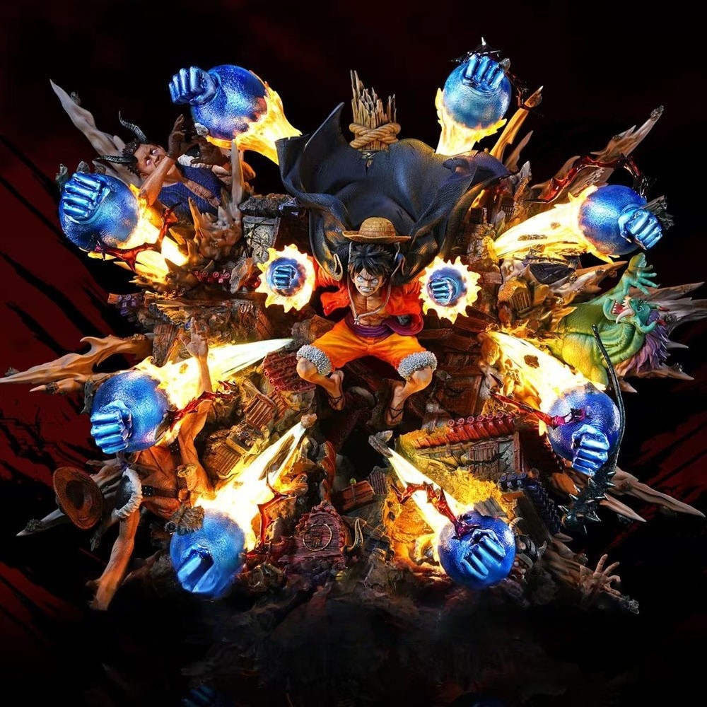 One Piece Gear 3 Monkey D Luffy Model Pre-order More Fun Studio Led H64cm New One Piece Gear 3 Monkey D Luffy Model Pre-order More Fun Studio Led H64cm New