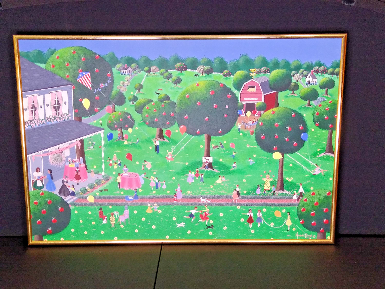Exhibited Mariana Cotton 1991 Sarasota Florida Original Exhibited Mariana Cotton 1991 Sarasota Florida Original
