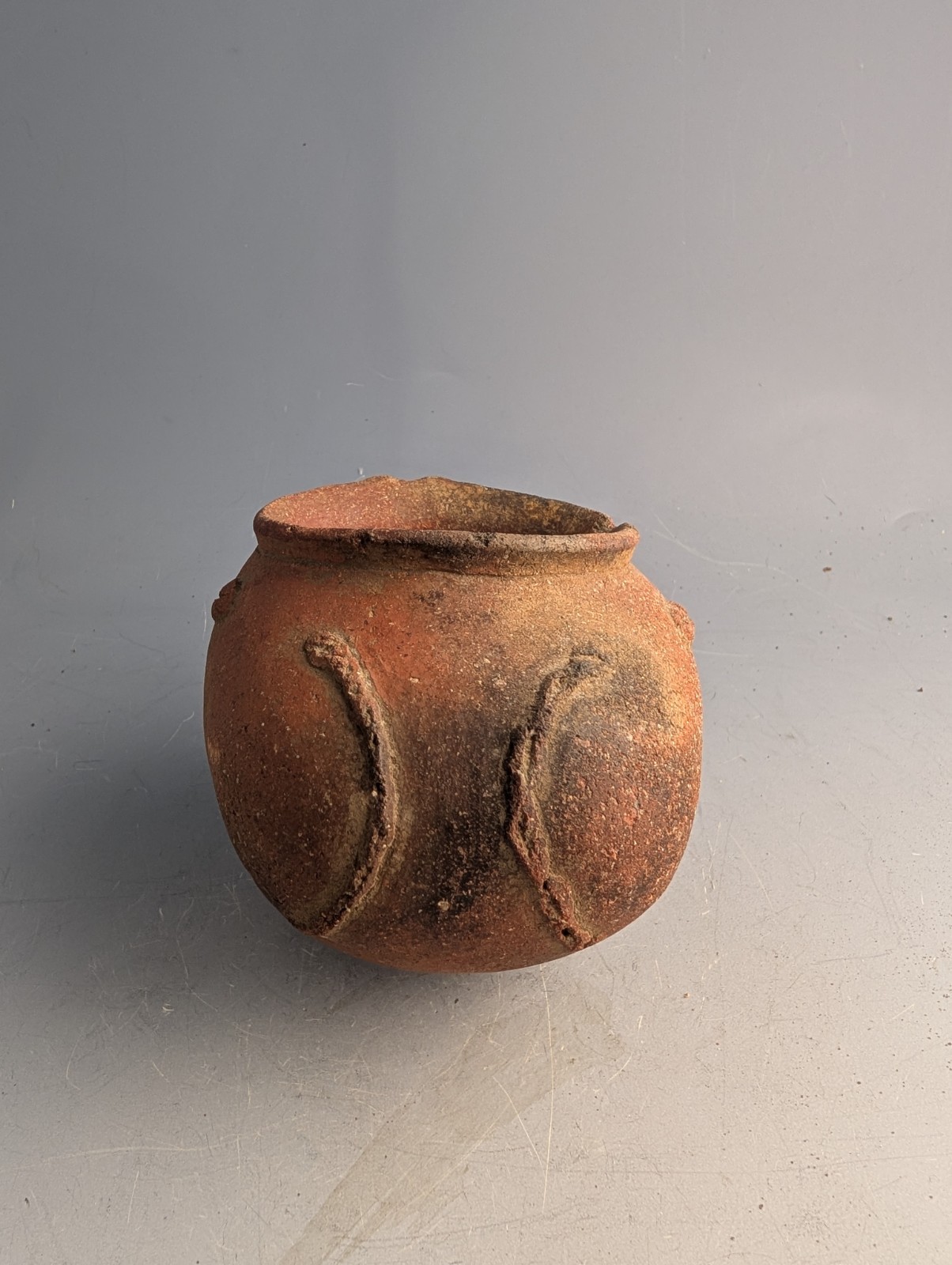 PRE COLUMBIAN MISSISSIPPIAN POTTERY EFFIGY VESSEL