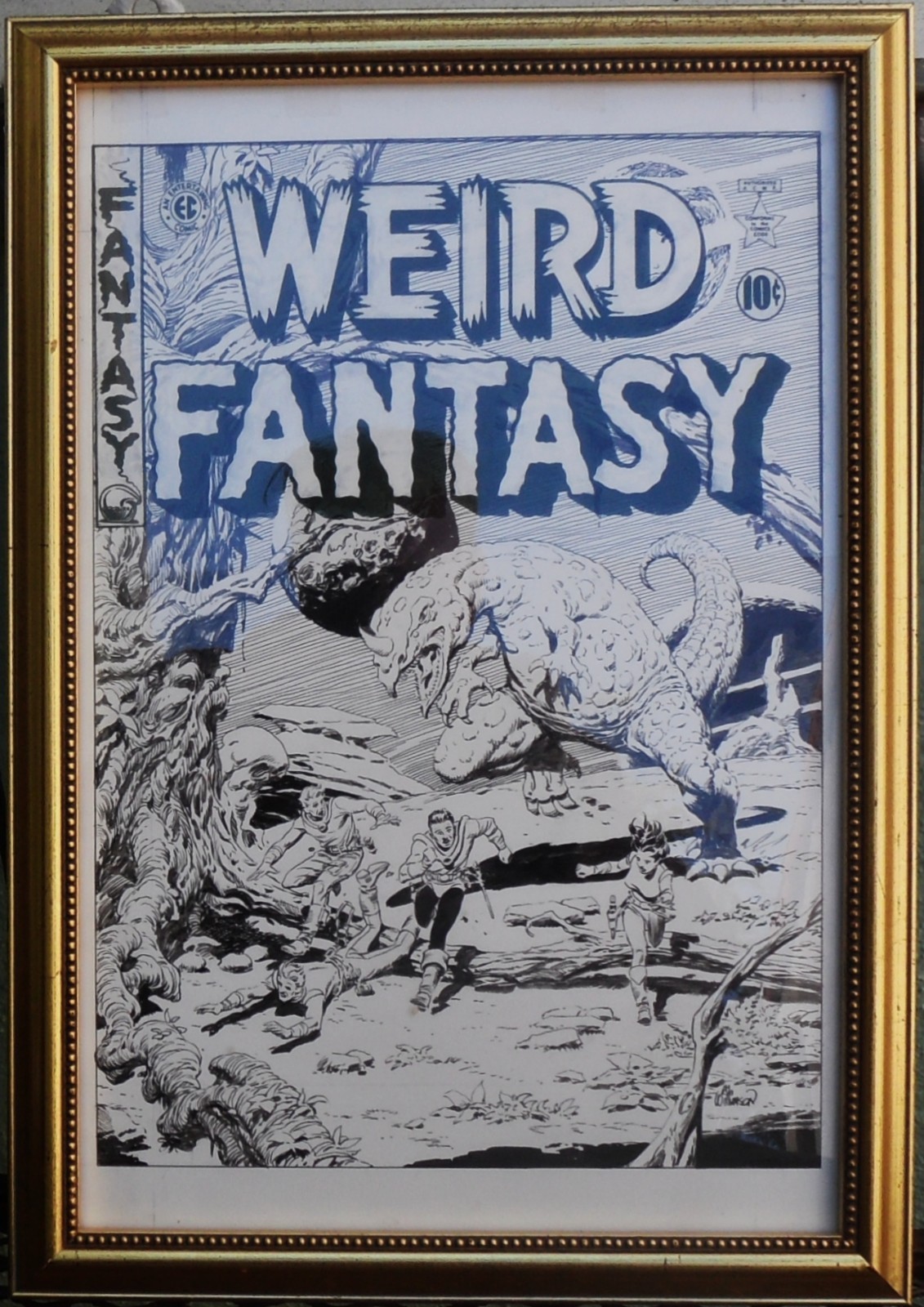 EC Original Art - Al Williamson - WEIRD FANTASY cover EC Original Art - Al Williamson - WEIRD FANTASY cover