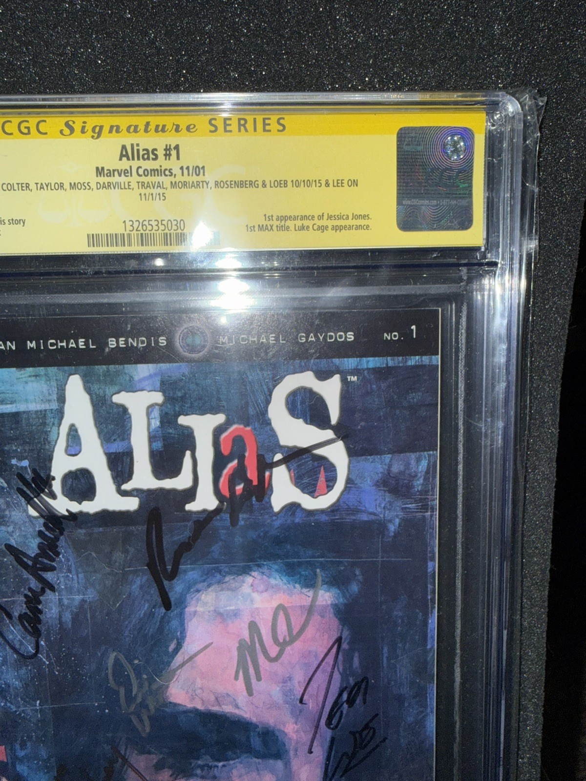 Alias #1 CGC 9.8 Signed Krysten Ritter Mike Colter Stan Lee 1st Jessica Jones +7 Alias #1 CGC 9.8 Signed Krysten Ritter Mike Colter Stan Lee 1st Jessica Jones +7