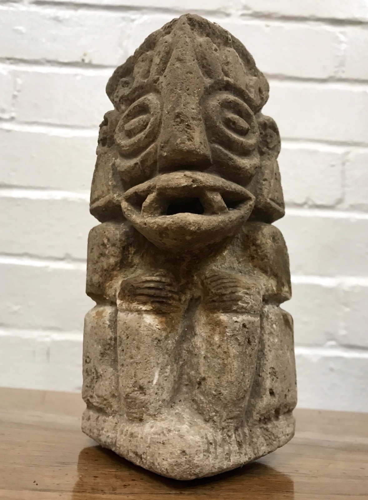 Ancient Prehistoric Carved Gorilla Stone Statue Artifact *Central American Mayan