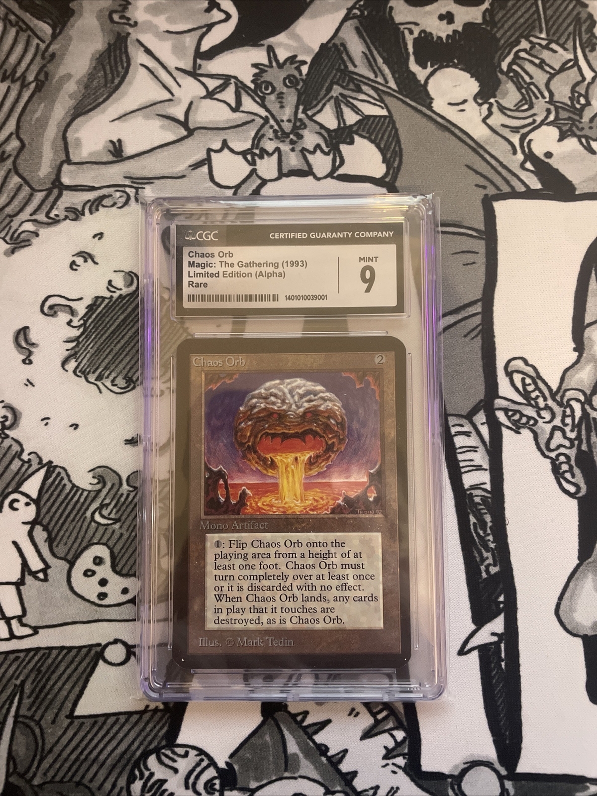 Chaos Orb CGC 9 - Alpha - Magic: The Gathering (MTG) Chaos Orb CGC 9 - Alpha - Magic: The Gathering (MTG)
