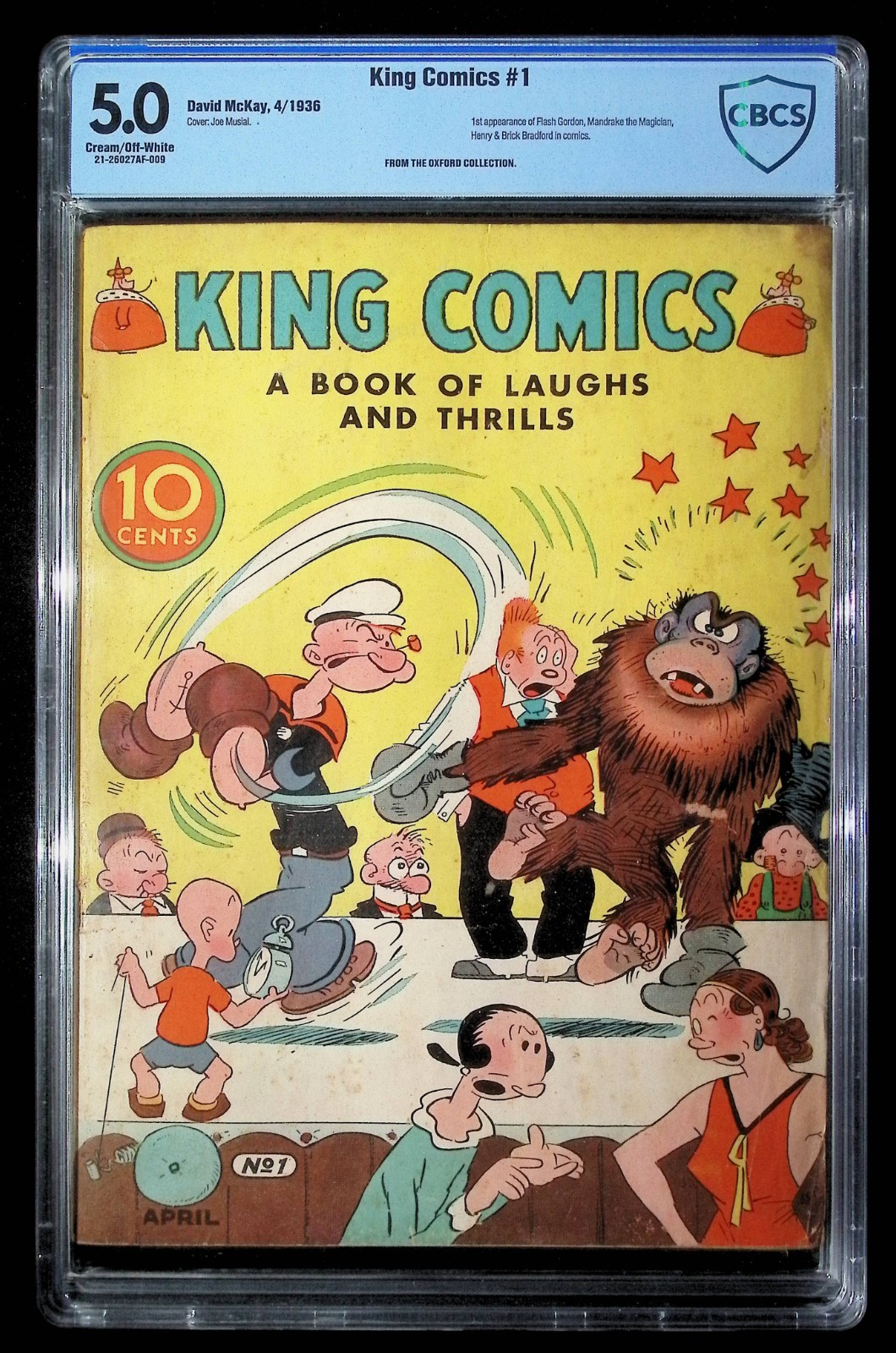 King Comics (1936) 1 CBCS 5.0 Pedigree - Oxford Collection