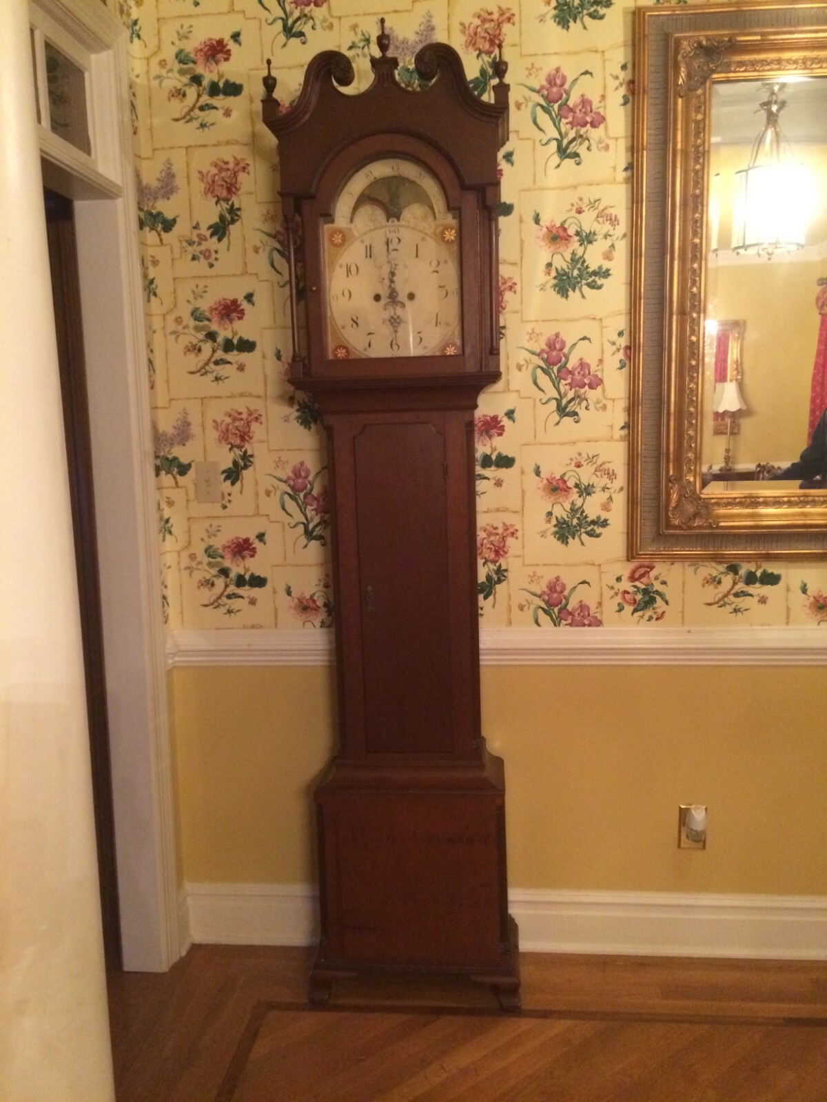 Rare Circa 1800 Peter Miller Grandfather Clock Rare Circa 1800 Peter Miller Grandfather Clock