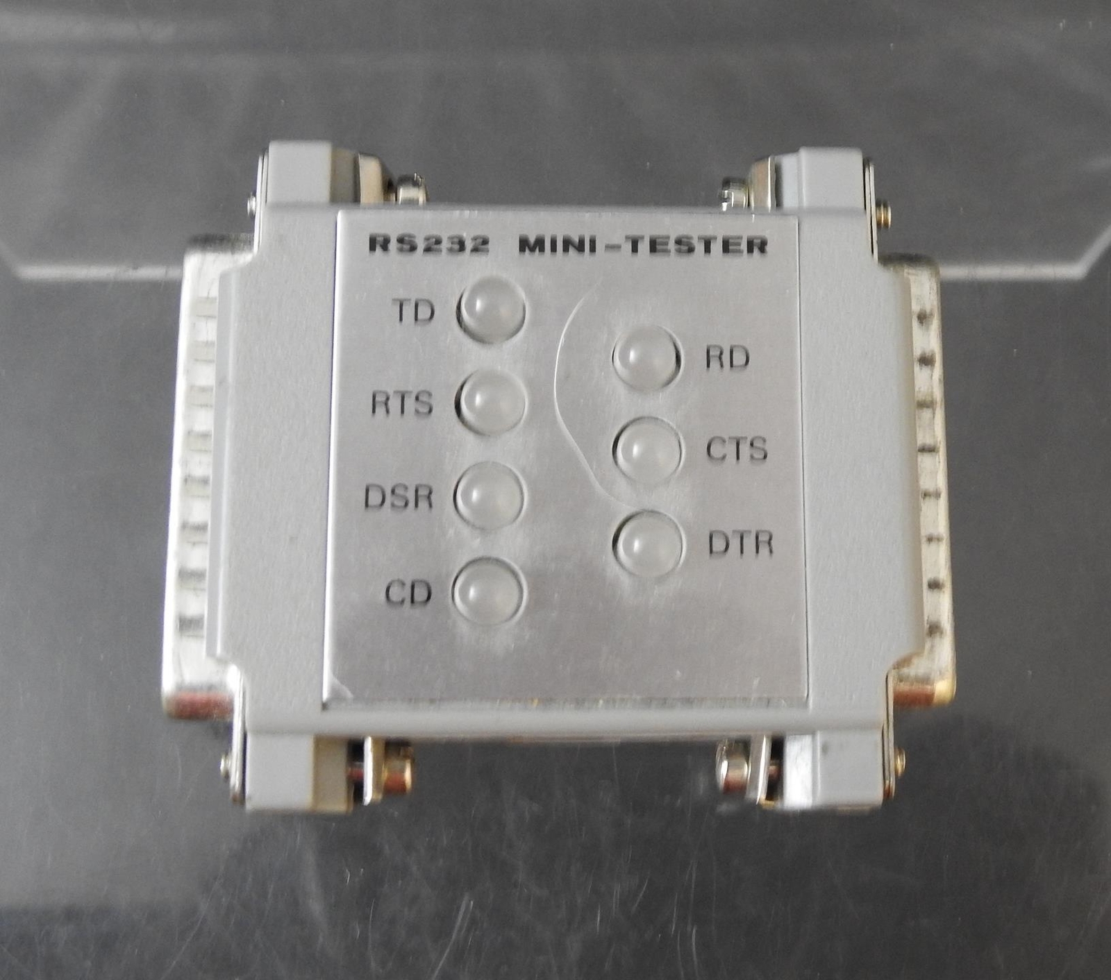 Vintage RS232 Mini-Tester Serial Computer Test Equipment 2 1/2 Vintage RS232 Mini-Tester Serial Computer Test Equipment 2 1/2