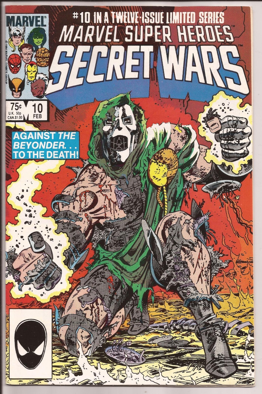 Marvel Super-Heroes Secret War #10 NM- 9.2 Off-White Pages (1984 Series) Marvel Super-Heroes Secret War #10 NM- 9.2 Off-White Pages (1984 Series)