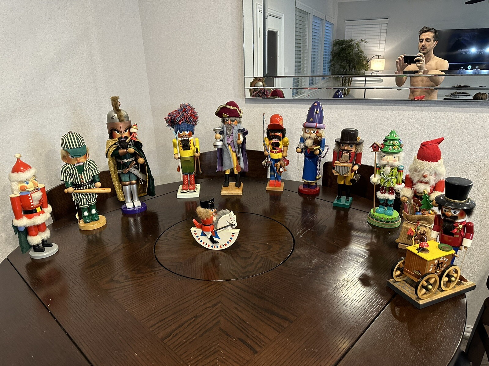 German Steinbach Nutcrackers Set of 11 Full Size Plus One Small. Very Rare German Steinbach Nutcrackers Set of 11 Full Size Plus One Small. Very Rare