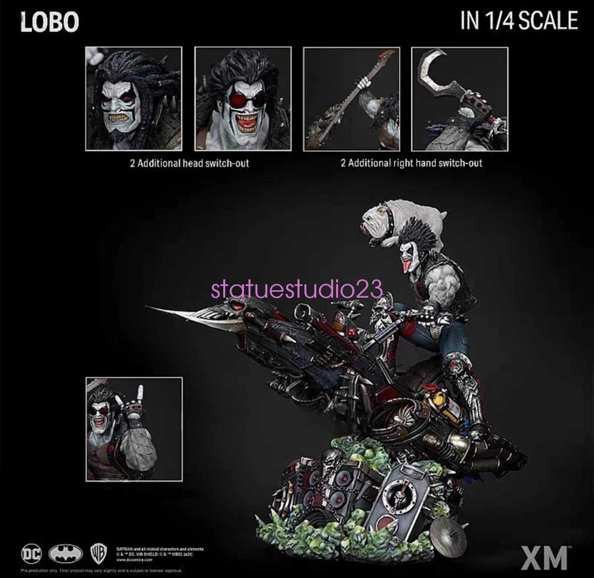 Genuine XM Studios 1/4 The Wolf lobo Omega Men Figure Model Statue In Stock Genuine XM Studios 1/4 The Wolf lobo Omega Men Figure Model Statue In Stock