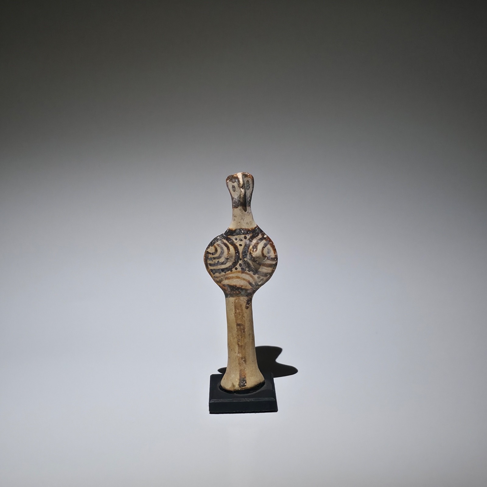 Mycenaean Phi Terracotta Painted ldol, Mvcenaean Period, 14th century B.C.