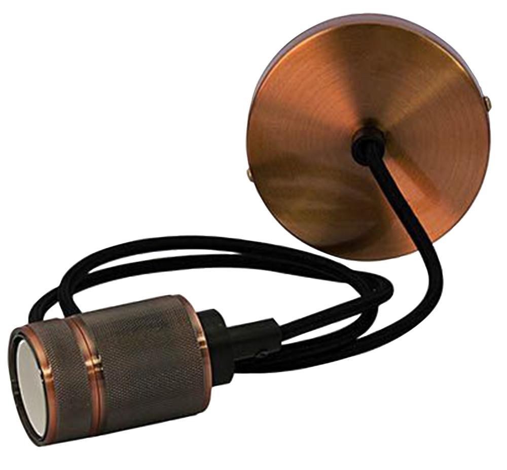 TIME LED - antique copper suspension