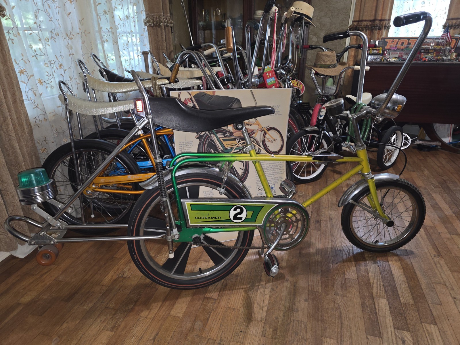 1969 SEARS SCREAMER MAG2 Muscle Bike RARE 20x16 ORIGINAL SURVIVOR + BIG POSTER