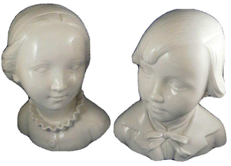 Original Period Augarten Porcelain Vienna Child Bust s Porzellan Büste n Wien Original Period Augarten Porcelain Vienna Child Bust s Porzellan Büste n Wien