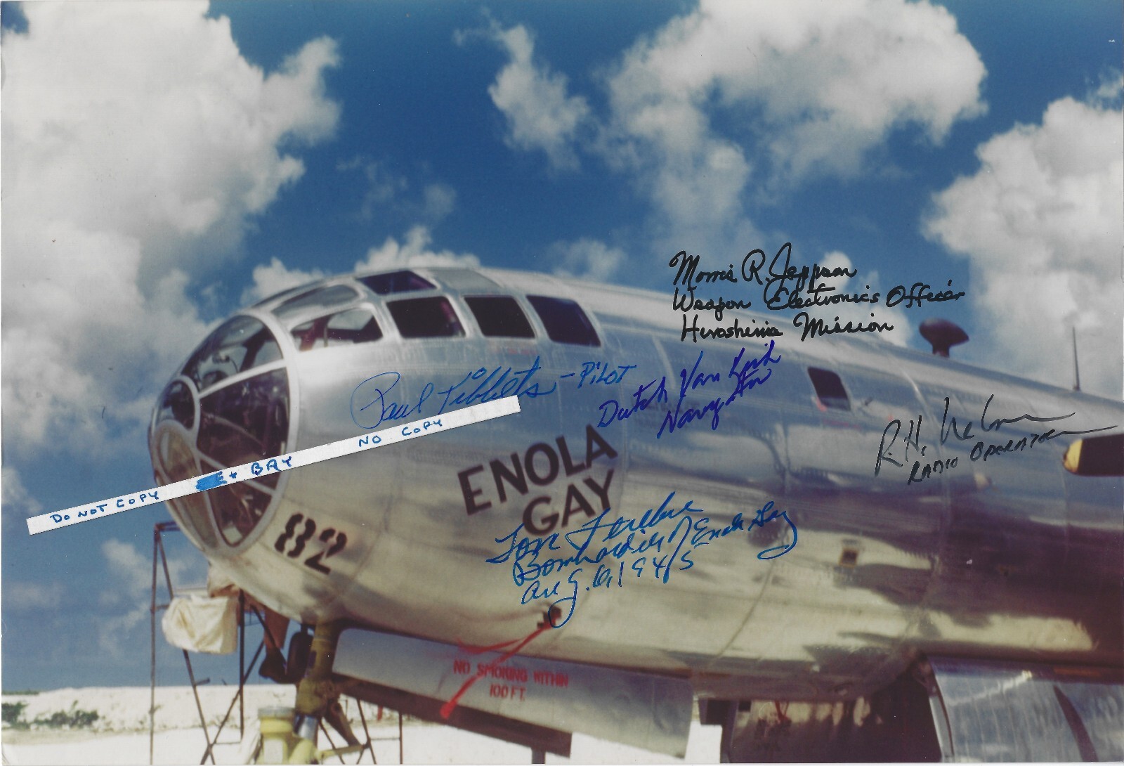 Enola Gay, Hiroshima, Atomic Bomb, 509th Composite Group, Crew B-9, Tinian